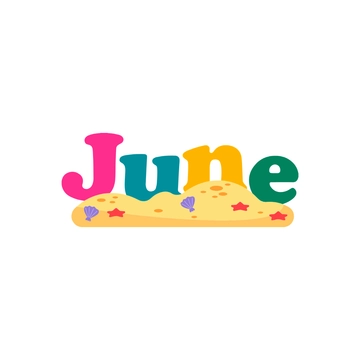 Free Transparent June Clipart to Edit Online