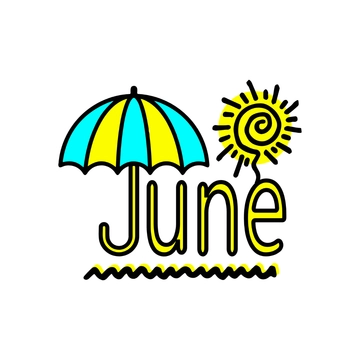 Free Summer June Clipart to Edit Online
