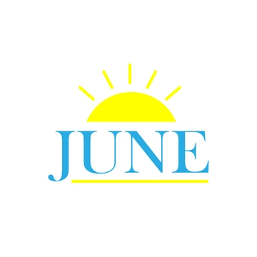 Free Sunny June Clipart to Edit Online