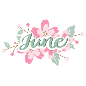 Free Floral June Clipart to Edit Online