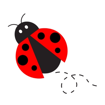 Free Flying Ladybug Clipart to Edit Online