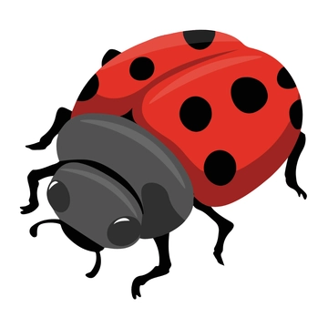 Free Black and Red Ladybug Clipart to Edit Online
