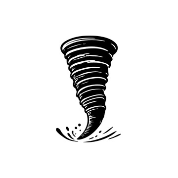 Free Black and White Tornado Clipart to Edit Online Free Black and White Tornado Clipart to Edit Online