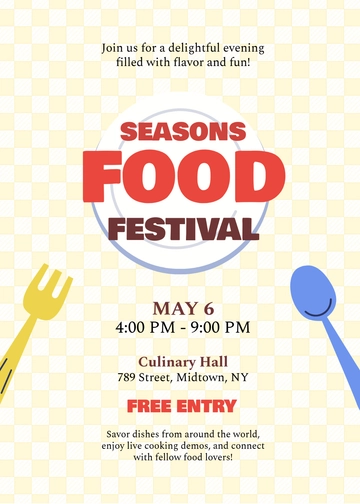 Free Food Invitation Templates for Events to Edit Online