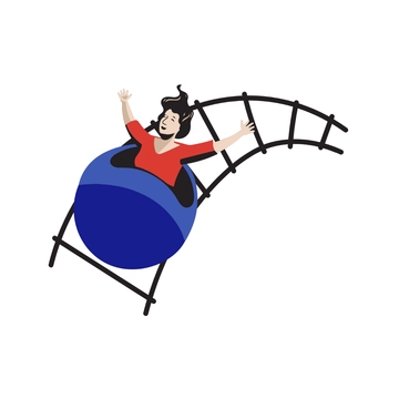 Free Cartoon Roller Coaster Clipart to Edit Online