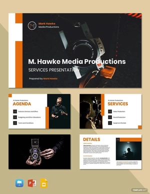 Freelance Service Presentation Template