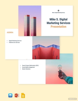 Freelance Work Presentation Template