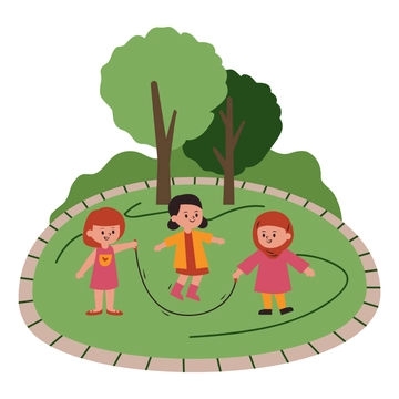 Free Kids Playing Recess Clipart to Edit Online