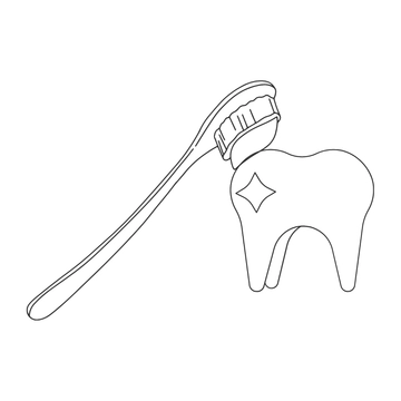 Free Hand-Drawn Brush Teeth Clipart to Edit Online
