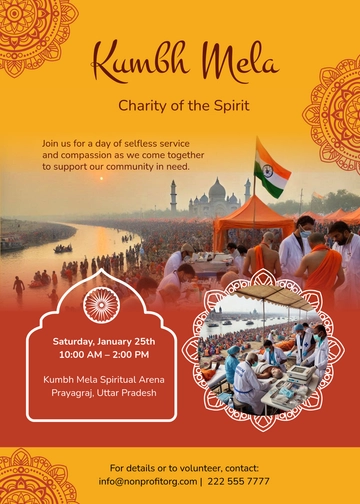 Free Kumbh Mela Invitation Card Template to Edit Online Free Kumbh Mela Invitation Card Template to Edit Online