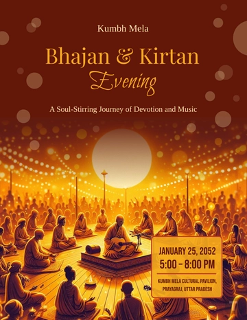 Free Kumbh Mela Flyer Template to Edit Online Free Kumbh Mela Flyer Template to Edit Online