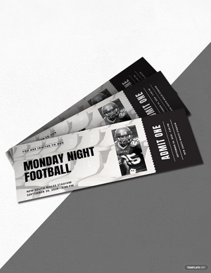 Sports Ticket Invitation Template