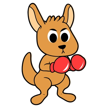 Free Funny Kangaroo Clipart to Edit Online