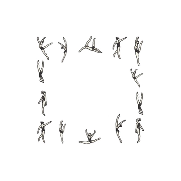 Free Gymnastics Border Clipart to Edit Online