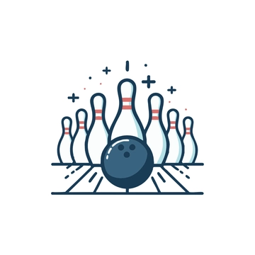 Free Bowling Strike Clipart to Edit Online