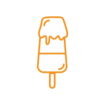 Free Popsicle Outline Clipart to Edit Online