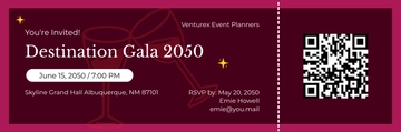 Free Professional Boarding Pass Invitation Template with RSVP to Edit Online