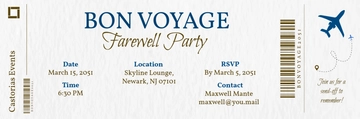 Free Modern Airline Boarding Pass Invitation Template to Edit Online