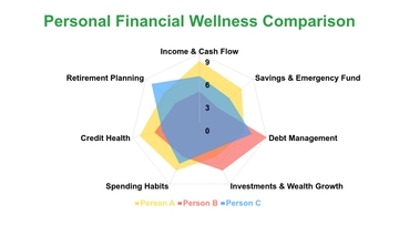 Free Financial Health Radar Chart Template to Edit Online