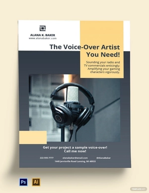 Freelancer Promotional Poster Template