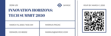 Free Boarding Pass Invitation Template for Corporate Event to Edit Online