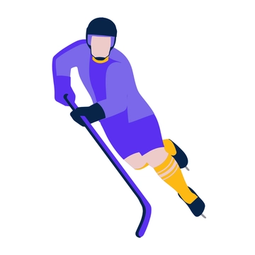 Free Hockey Player Clipart to Edit Online