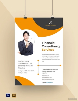 Modern Freelancer Poster Template