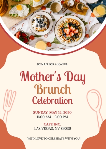 Free Brunch Invitation Template to Edit Online