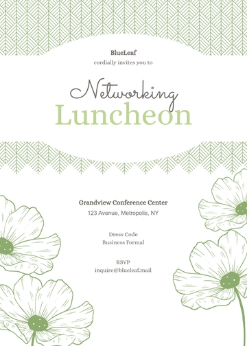 Free Corporate Invitation Design Template to Edit Online