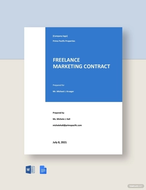 Freelance Marketing Contract Template