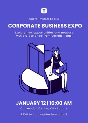 Free Corporate Expo Invitation Template to Edit Online | Template.net