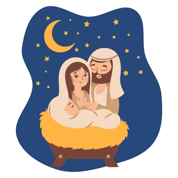 Free Cute Nativity Clipart to Edit Online