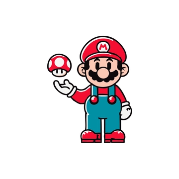 Free Mario Character Clipart to Edit Online