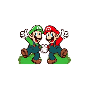 Free Mario and Luigi Clipart to Edit Online