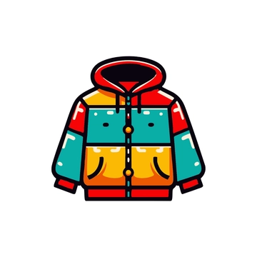 Free Colorful Jacket Clipart to Edit Online