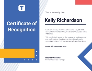 Free Employment Certificate for Visa Application Template to Edit Online