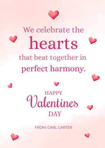 Free Happy Valentine???s Day Template to Edit Online
