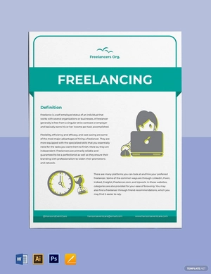 Freelance Fact Sheet Template