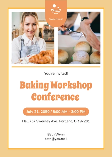 Free Workshop Conference Invitation Template to Edit Online