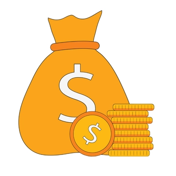 Free Gold Money Bag Clipart to Edit Online
