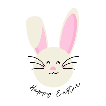 Free Cute Happy Easter Clipart to Edit Online