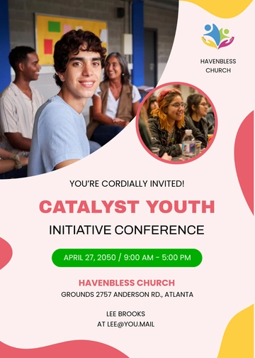 Free Catalyst Conference Invitation Template to Edit Online