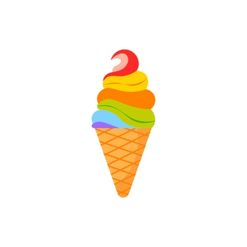 Free Colorful Ice Cream Clipart to Edit Online