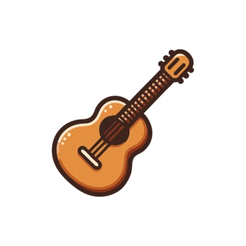 Free Clipart of a Guitar to Edit Online