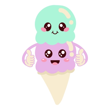 Free Cartoon Ice Cream Clipart to Edit Online