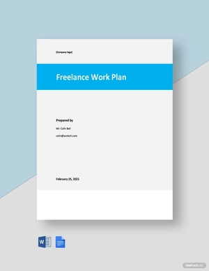 Sample Freelance Plan Template