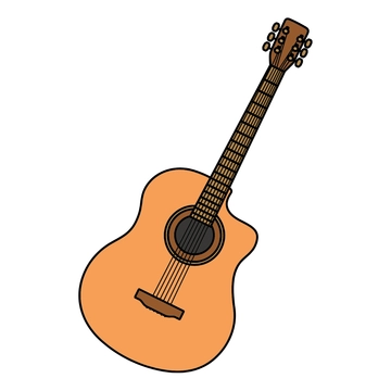 Free Acoustic Guitar Clipart to Edit Online