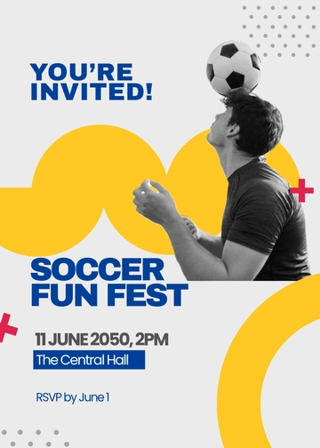 Free Editable Adult Sports Invitation Template to Edit Online
