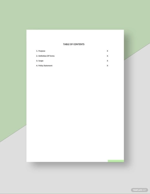 Freelancer Payment Policy Template