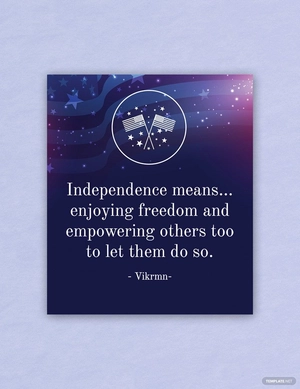 4th of July Quote Template